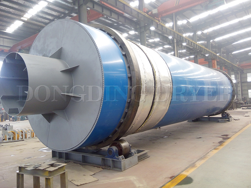 Single Pass Silica Sand Rotary Dryer