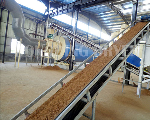 Sawdust Rotary Drum Dryer